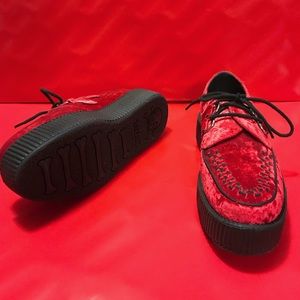 T.U.K. Red Suede Creeper